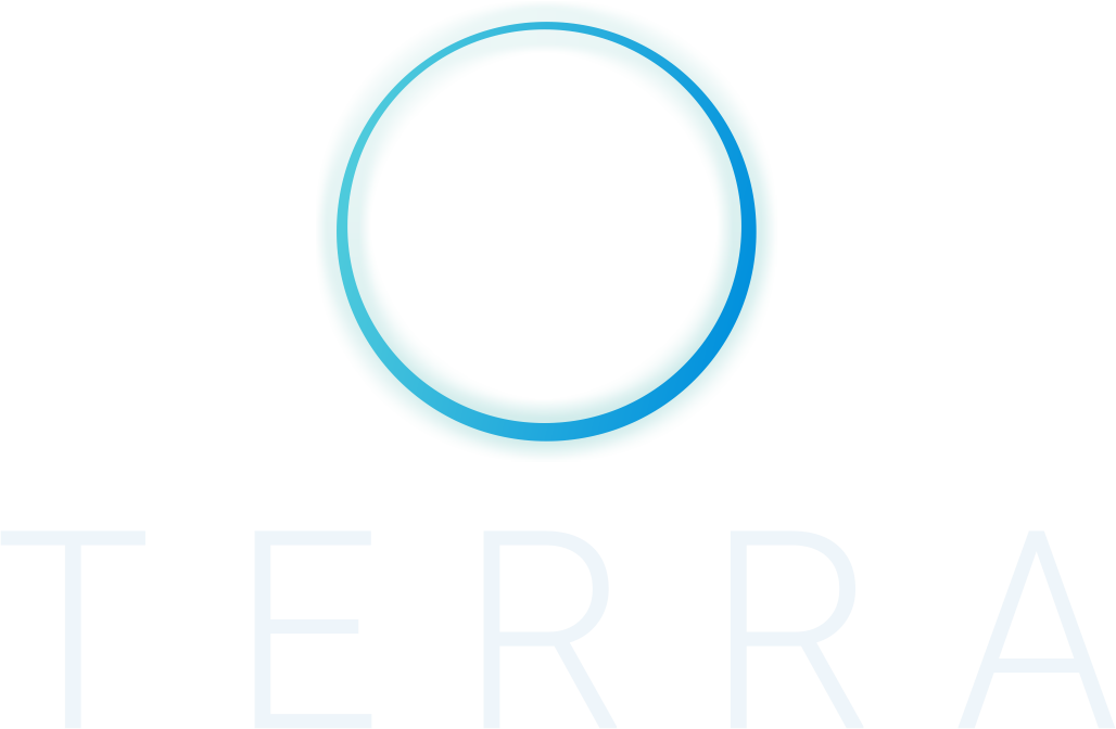 Логотип TERRA: кольцо и надпись TERRA